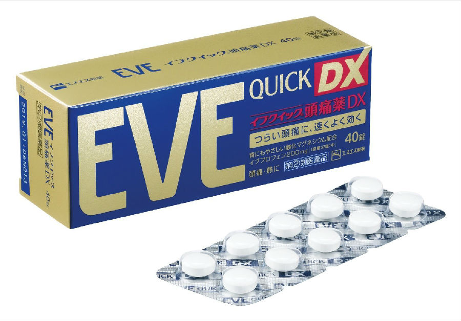 日本必买居家良药 EVE Quick DX止痛锭
