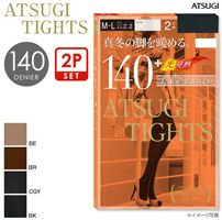 厚木ATSUGI 140D保暖连体裤袜2件装