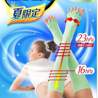 SLIM WALK夏季凉感五指瘦腿袜,领券购买还能便宜30%