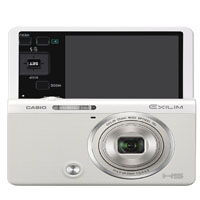 CASIO EXILIM EX-ZR50WE相机，不仅能拍照，也能自拍哦！
