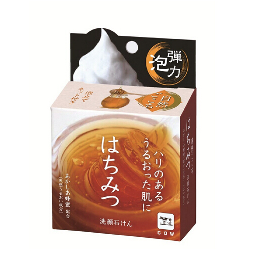 自然清爽保湿祛痘洁面，COW牛乳石碱洁面皂（两款选）带起泡网