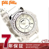 Folli Follie 優雅華麗不鏽鋼陶瓷女錶 WF5T138BDW  樂天國際下單享多重優惠