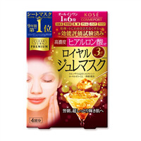 2016年新品KOSE高丝超浓厚美容液保湿果冻面膜 4枚入582日元（约35元）