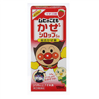 感冒高发季妈妈必备，日本池田模范堂面包超人小儿感冒糖浆草莓味120ml 798円（约47元）